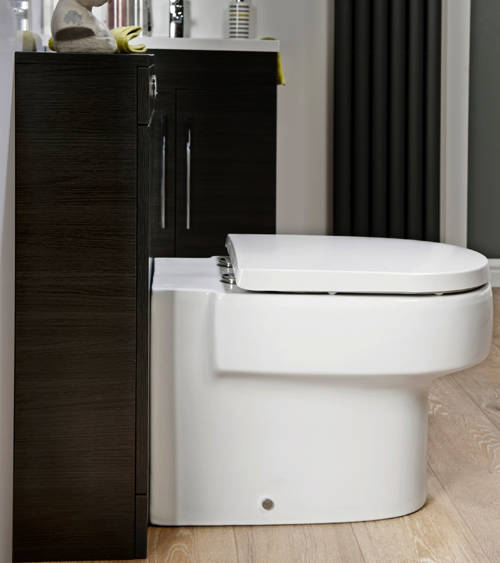 Example image of Italia Furniture WC Unit 500mm (Black).