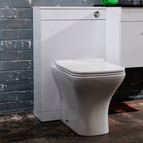 Example image of Italia Furniture WC Unit 500mm (Gloss White).