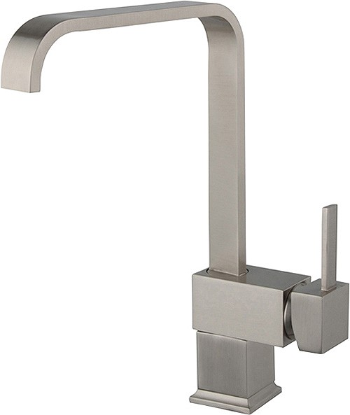 Larger image of Hydra Megan Kitchen Tap With Single Lever Control (Brushed Steel).