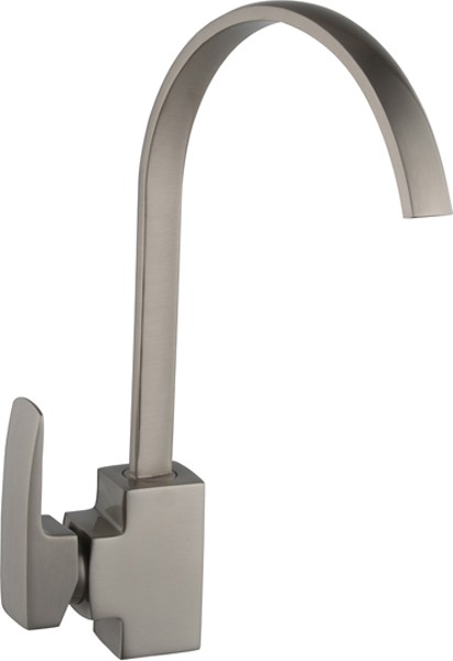 Larger image of Hydra Adele Kitchen Tap With Single Lever Control (Brushed Steel).