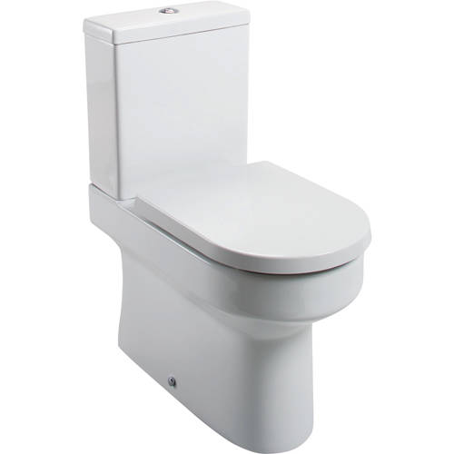 Example image of Oxford Montego Back To Wall Toilet With Cistern & Seat (WRAS approved).
