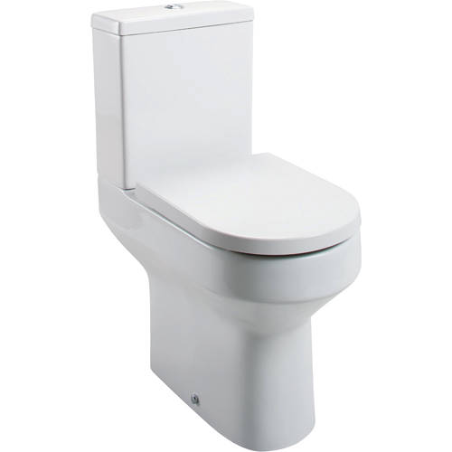 Example image of Oxford Montego Bathroom Suite, Comfort Toilet, Seat, Basin & Ped.