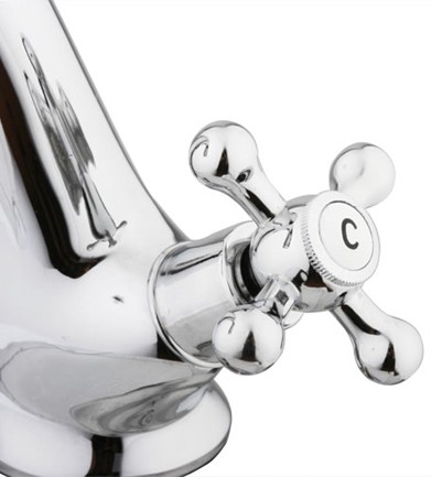 Example image of Hydra Oxford Mono Basin Mixer Tap (Chrome).