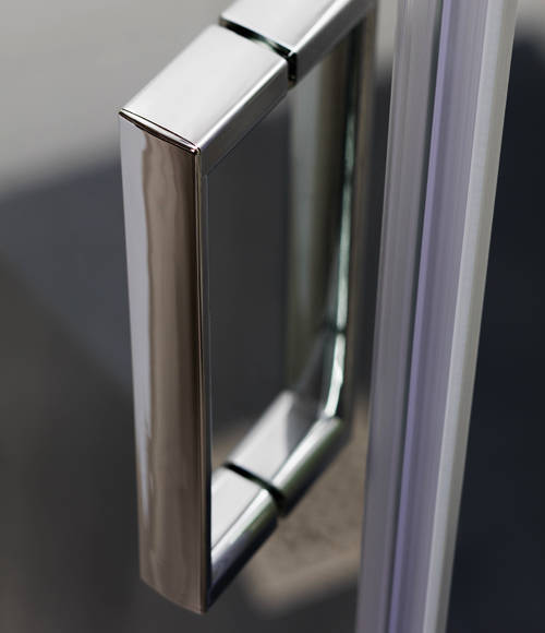 Example image of Oxford 800mm Quadrant Shower Enclosure With Chrome Frame (6mm).