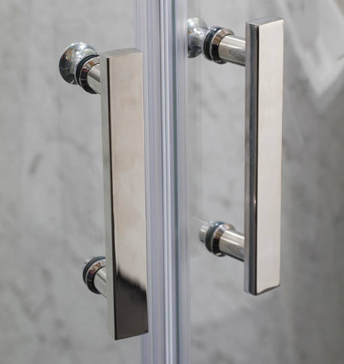Example image of Oxford 900x760mm Offset Quadrant Shower Enclosure, 6mm Glass (LH).