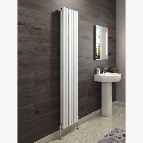 Larger image of Oxford Celsius Double Panel Vertical Radiator 1800x354mm (White).