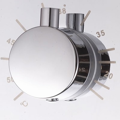 Example image of Hydra Showers Triple Concealed Thermostatic Shower Valve (Chrome).