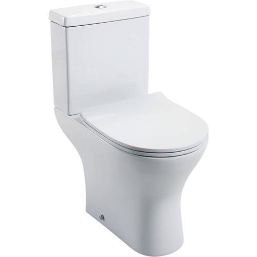 Larger image of Oxford Spek Close Coupled Toilet With Cistern & Slimline Seat (WRAS).