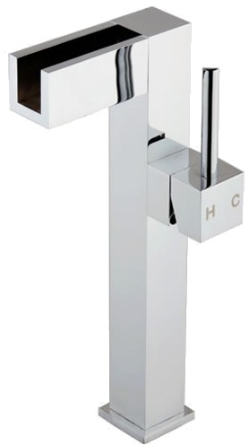 Larger image of Hydra High Rise Waterfall Mono Basin Mixer Tap.