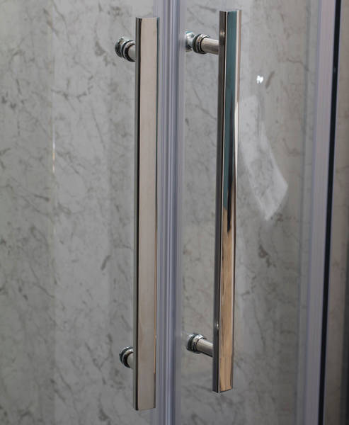 Example image of Oxford 1200x800mm Offset Quadrant Shower Enclosure & Tray (8mm, RH).