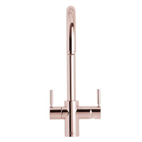 Example image of InSinkErator Hot Water 3N1 J Shape Steaming Hot Kitchen Tap (Rose Gold).