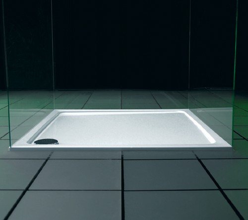 Example image of JT40 Fusion Slimline Square Shower Tray. 900x900x40mm.