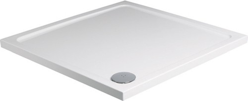 Larger image of JT40 Fusion Slimline Matt Square Shower Tray. 900x900x40mm.