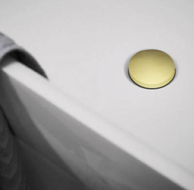 Example image of JTP Vos Click Clack Basin Waste (Un-Slotted, Brushed Brass)