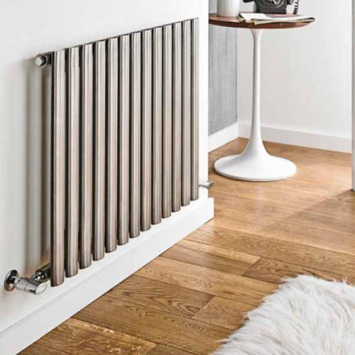 Larger image of Kartell K-RAD Aspen Radiator 1500W x 600H mm (Single, Stainless Steel).
