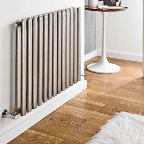 Larger image of Kartell K-RAD Aspen Radiator 400W x 600H mm (Double, Stainless Steel).