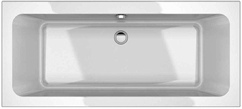 Larger image of Hydra Options Double Ended Acrylic Bath With Legs. 1700x700mm.