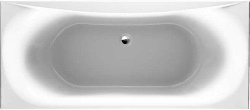 Larger image of Hydra Jubilee Double Ended Acrylic Bath With Legs. 1700x750mm.