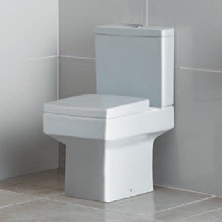 Larger image of Hydra Square Toilet With Cistern & Soft Close Seat.