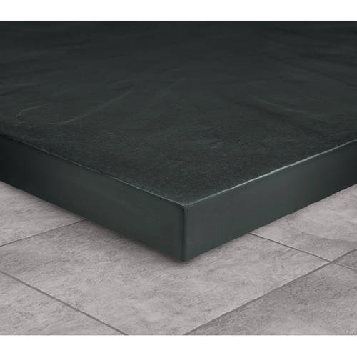 Example image of Slate Trays Quadrant Shower Tray & Graphite Waste 900mm (Graphite).