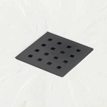 Example image of Slate Trays Quadrant Shower Tray & Graphite Waste 900mm (White).