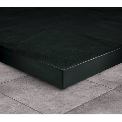 Example image of Slate Trays Rectangular Shower Tray & Chrome Waste 1400x900 (Black).
