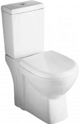 Example image of Hydra Sorea Toilet With Push Flush Cistern & Soft Close Seat.