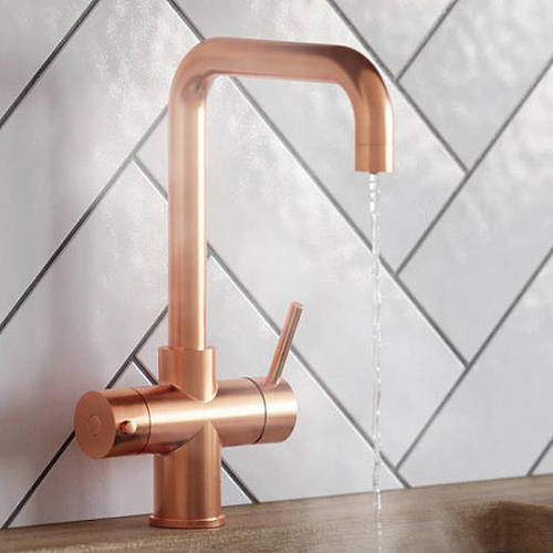 Example image of Kedl Delta Digital 3 In 1 Boiling Water Kitchen Tap (Copper, 2.4L).