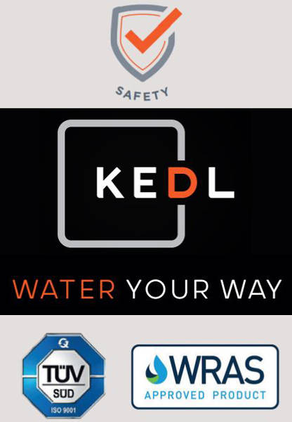 Example image of Kedl Tundra Classic 3 In 1 Boiling Water Kitchen Tap (Matt Black, 2.4L).