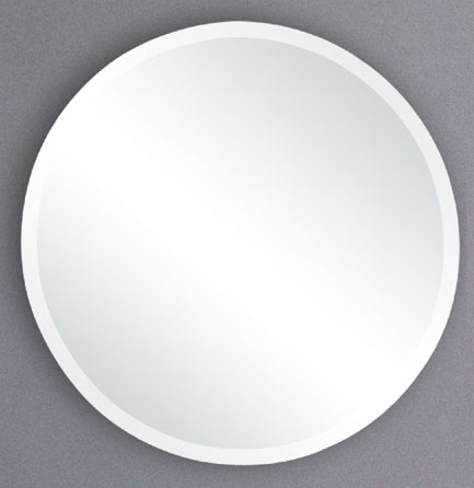Larger image of Lucy Boston bathroom mirror.  Size 600mm diameter.