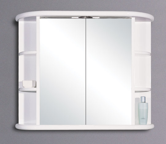 Larger image of Lucy Bray bathroom cabinet with light.  800x650mm.