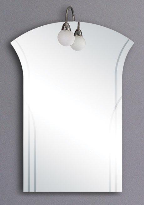 Larger image of Lucy Killarney illuminated bathroom mirror.  Size 600x800mm.