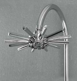 Example image of Pablo Rouen exposed thermostatic shower with cloudburst head.