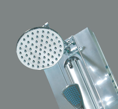 Example image of Lucy Royston right hand shower enclosure + thermostatic shower panel.