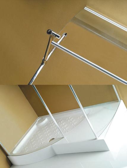 Example image of Lucy Sudbury right handed walk in shower enclosure + tray