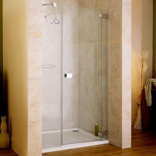 Larger image of Lakes Italia 1200x1950 Hinged Shower Door & Glass Panels. Right Handed.