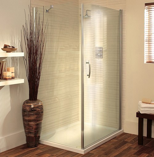 Larger image of Lakes Italia 1000x700 Shower Enclosure With Pivot Door & Tray (Silver).