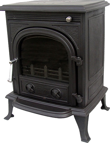 Example image of La Hacienda Stoves Warwick Wood Burning Stove.  695x565mm. 9kW.