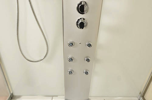 Example image of Lisna Waters Steam Shower Whirlpool Bath Enclosure 1350x800mm.
