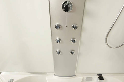 Example image of Lisna Waters Steam Shower Whirlpool Bath Enclosure 1700x900mm.