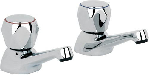 Larger image of Mayfair Alpha Bath Taps (Pair, Chrome).