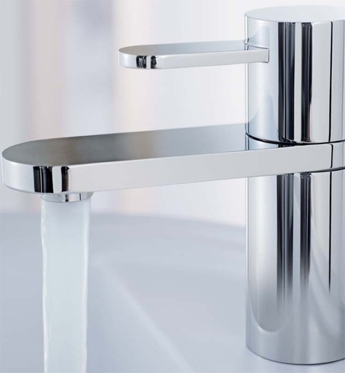 Example image of Mayfair Cielo Mono Basin Mixer Tap With Click-Clack Waste (Chrome).