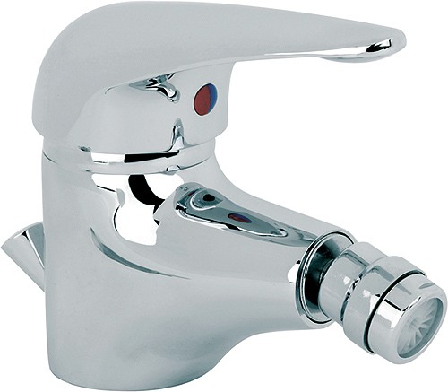 Larger image of Mayfair Cosmos Mono Bidet Mixer Tap With Pop Up Waste (Chrome).