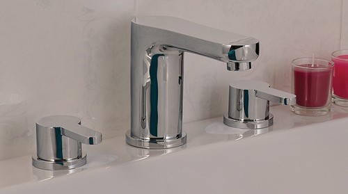 Example image of Mayfair Eion 3 Tap Hole Bath Filler Tap (Chrome).