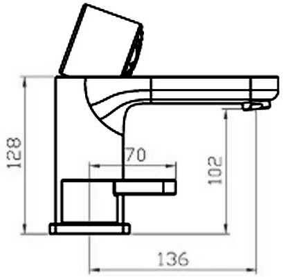 Technical image of Mayfair Eion 5 Tap Hole Bath Shower Mixer Tap With Shower Kit (Chrome).