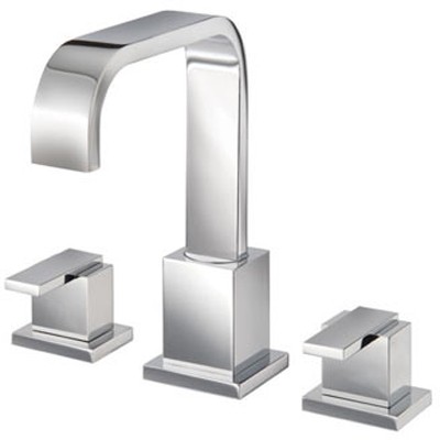 Larger image of Mayfair Flow 3 Tap Hole Bath Filler Tap (Chrome).