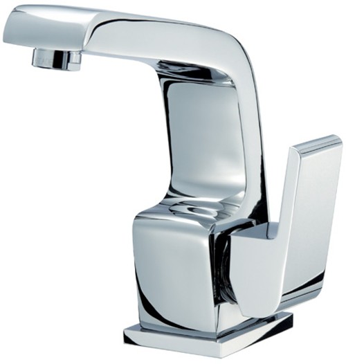 Larger image of Mayfair Garcia Mono Basin Mixer Tap With Click-Clack Waste (Chrome).