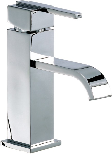 Larger image of Mayfair Ice Fall Lever Mono Basin Mixer Tap (Chrome).
