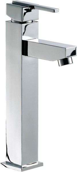 Larger image of Mayfair Ice Quad Lever Basin Mixer Tap, Freestanding, 297mm High.