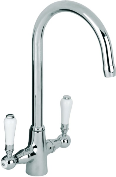 Larger image of Mayfair Kitchen Marseille Monoblock Kitchen Tap With Swivel Spout (Chrome).